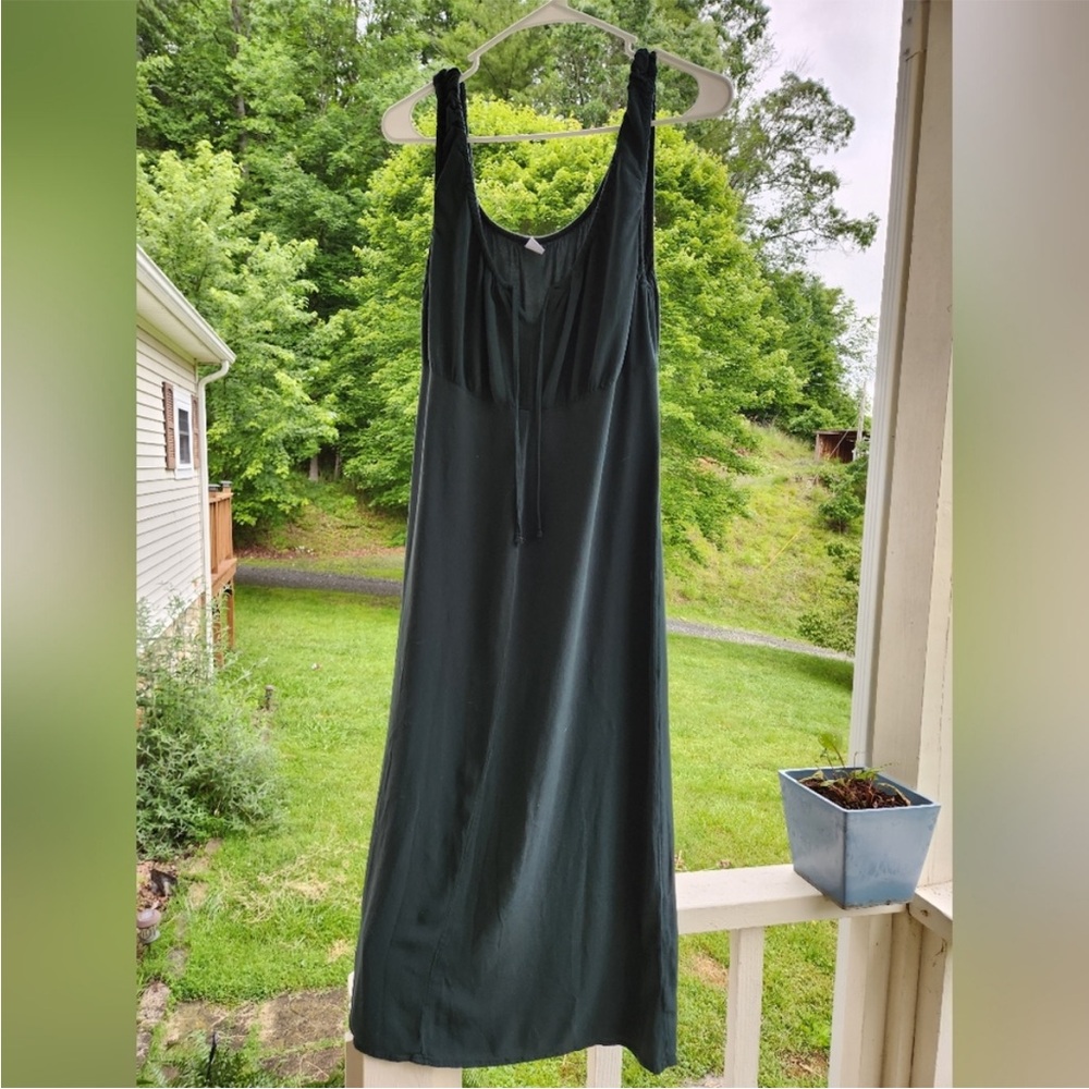 Old Navy Green Tie-Front Sleeveless Dress size M - Picture 2 of 8